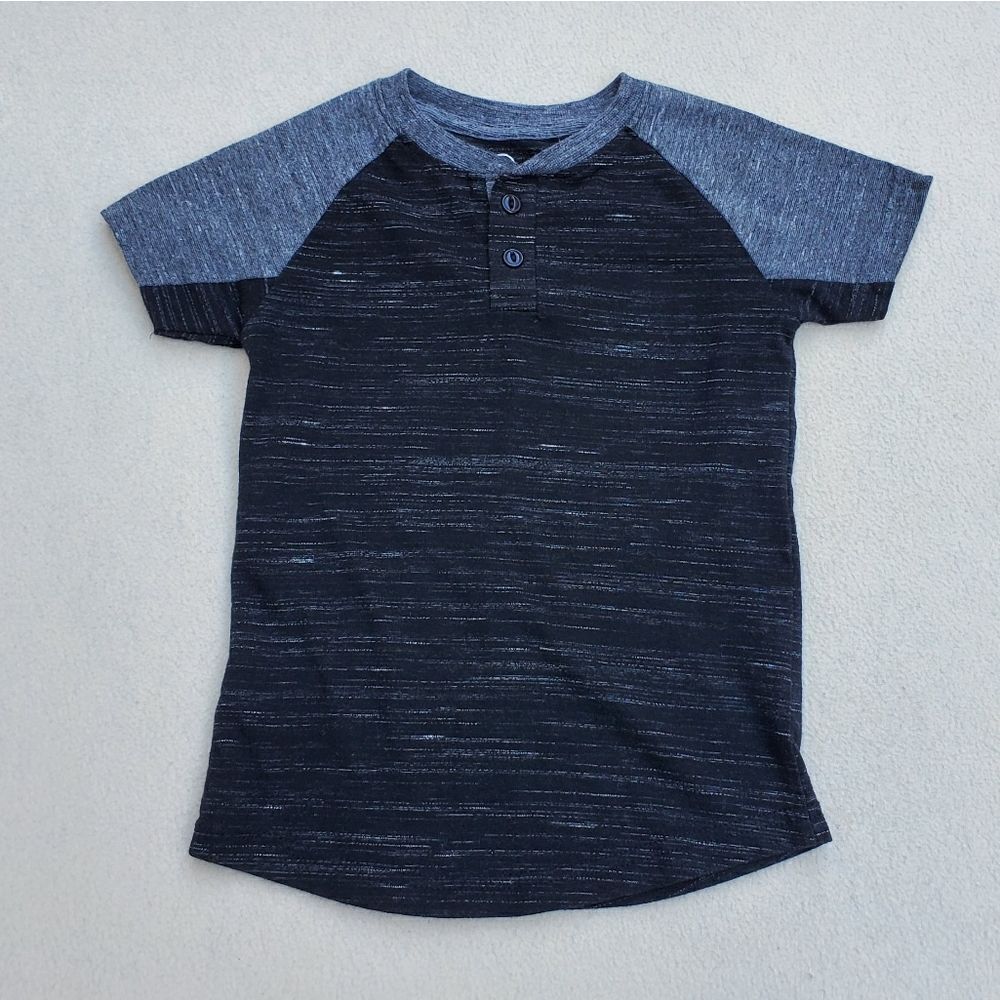 Copper Denim partial button up short sleeve shirt size 2T